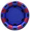 Round Family Raft - Red/Blue